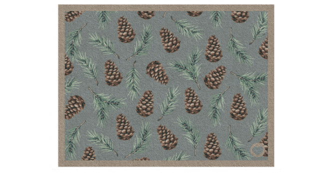 Hug Rug  Pinecones Runner
