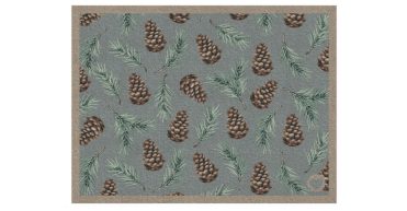 Hug Rug Pinecones Runner