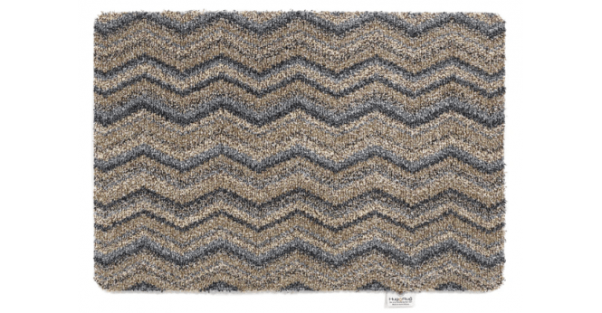Hug Rug  Plains Ribbon Grey Zig Zag