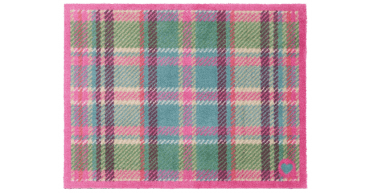 Hug Rug Tartan Pink Green