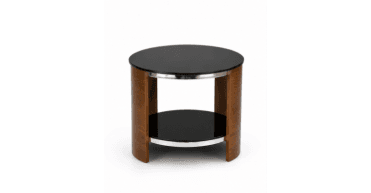 CLEARANCE - Lamp Table with Glass Top