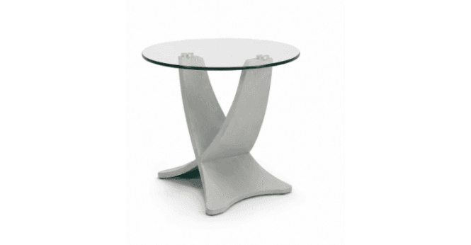 Jual CLEARANCE - Siena Glass Top Lamp Table