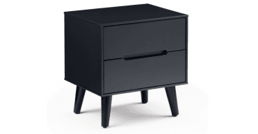 Alicia 2 Drawer Bedside - Anthracite