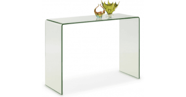 Amalfi Bent Glass Console Table