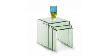 Amalfi Bent Glass Nest Of Tables
