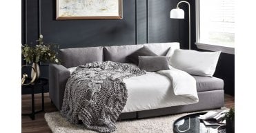 Angel Sofabed With Storage - Light Grey