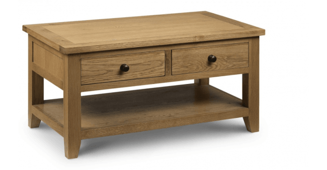 Julian Bowen Astoria Coffee Table With 2 Drawers