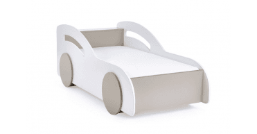 Atlantis Toddler Car Bed - White
