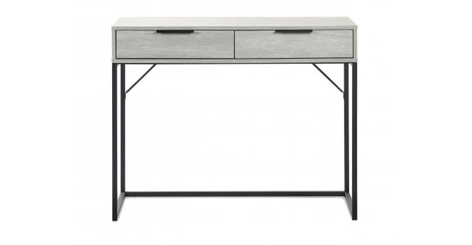 Julian Bowen Bali 2 Drawer Dressing Table/Desk - Grey Oak
