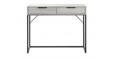Bali 2 Drawer Dressing Table/Desk - Grey Oak