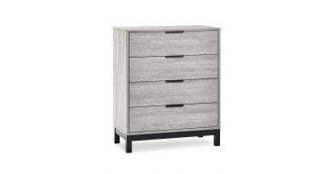 Bali 4 Drawer Chest - Grey Oak