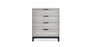 Bali 6 Drawer Wide Chest - Grey Oak