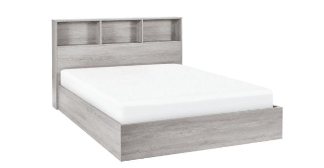 Julian Bowen Bali Ottoman Storage 150cm King Bed -Grey Oak