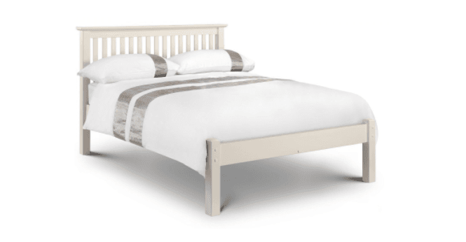 Julian Bowen Barcelona Bed Lfe White 120Cm