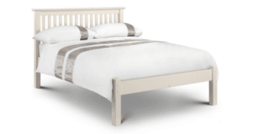 Barcelona Bed Lfe White 120Cm
