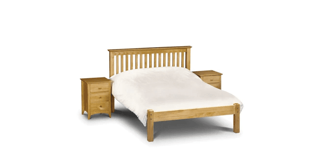 Julian Bowen Barcelona Pine Low Footend 120cm Small Double Bed