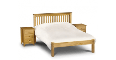 Barcelona Pine Low Footend 120cm Small Double Bed