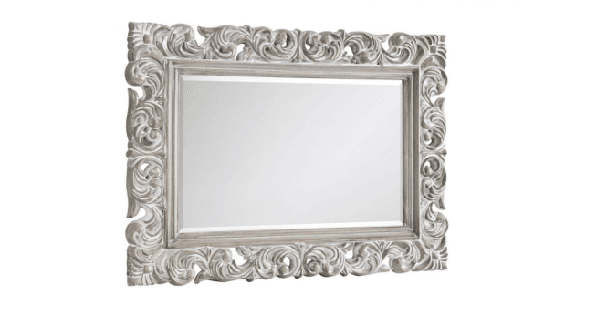 Julian Bowen Baroque Distressed Wall Mirror