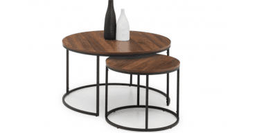 Bellini Round Nesting Coffee Table - Walnut