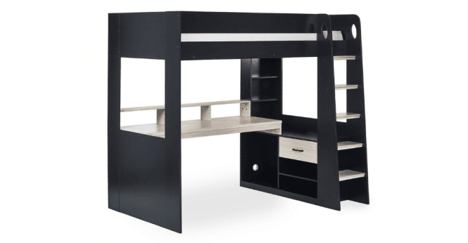 Julian Bowen Blaze Gaming Highsleeper - Black And Pale Wood