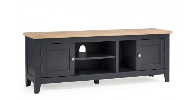 Julian Bowen Bordeaux Tv Unit Dark Grey