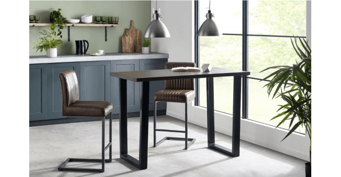 Julian Bowen Brooklyn Bar Table Dark Oak