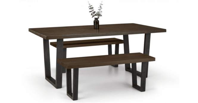 Julian Bowen Brooklyn Dining Table - Dark Oak
