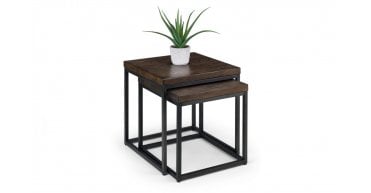 Brooklyn Nesting Lamp Tables - Dark Oak
