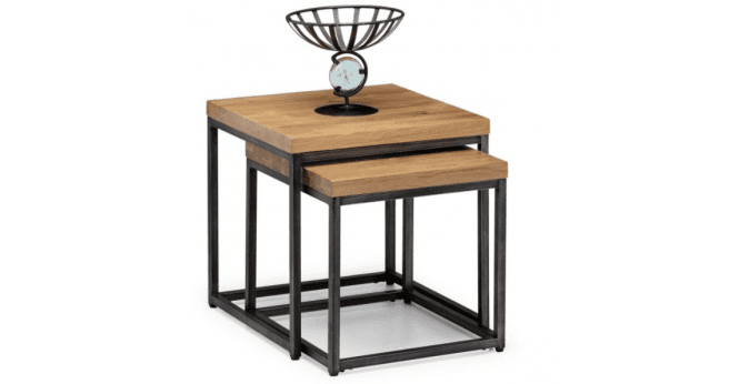 Julian Bowen Brooklyn Nesting Lamp Tables - Oak