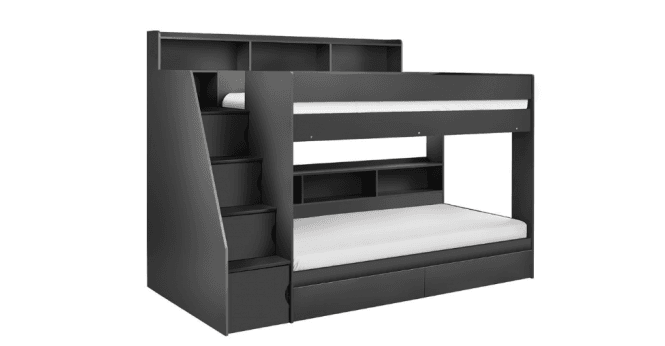 Julian Bowen Camelot Staircase Bunk Anthracite
