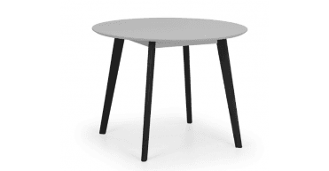 Casa Round Dining Table - Grey/Black