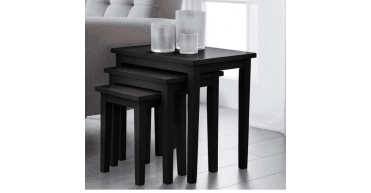 Cleo Nest Of Tables - Black Finish