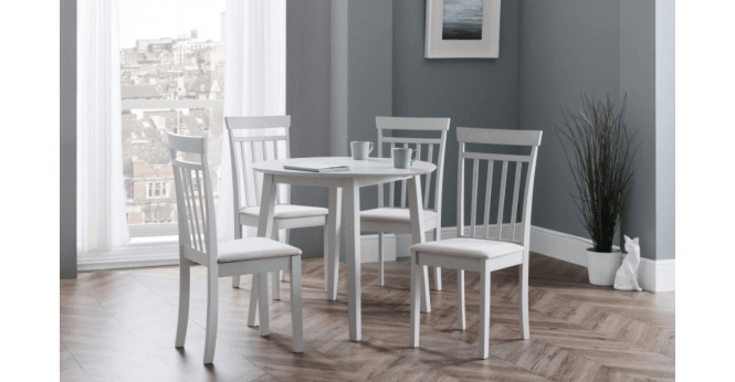 Julian Bowen Coast Grey Dropleaf Table