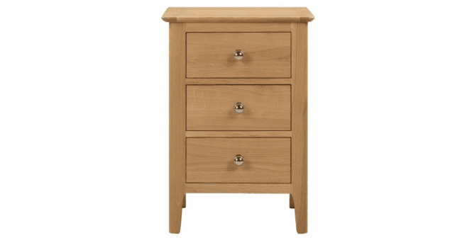 Julian Bowen Cotswold 3 Drawer Bedside