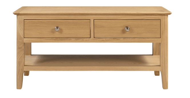 Julian Bowen Cotswold Coffee Table With 2 Drawers