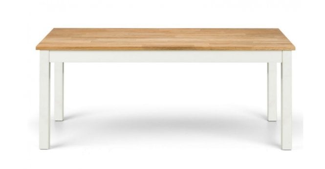Julian Bowen Coxmoor Coffee Table - Ivory & Oak