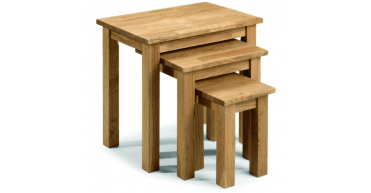 Coxmoor Nest Of 3 Tables - Oak