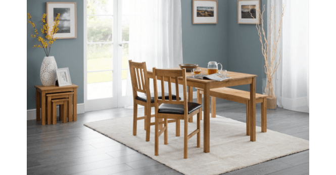 Julian Bowen Coxmoor Rectangular Dining Table - Oak