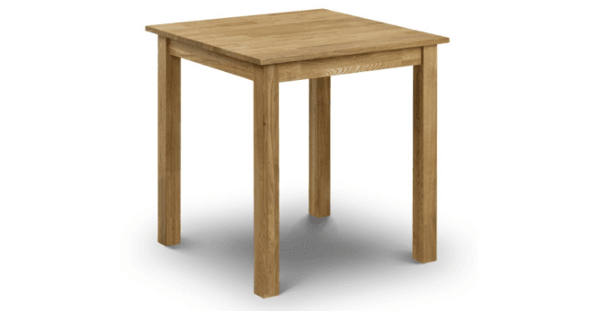Julian Bowen Coxmoor Square Dining Table 75Cm - Oak
