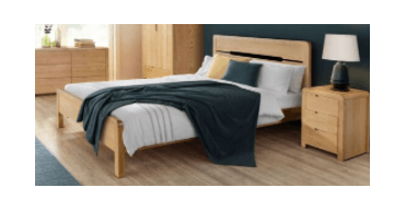 Curve 150cm King Bed