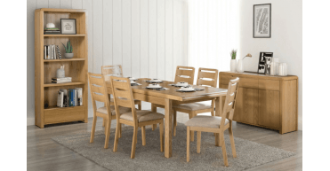 Curve Oak Dining Table