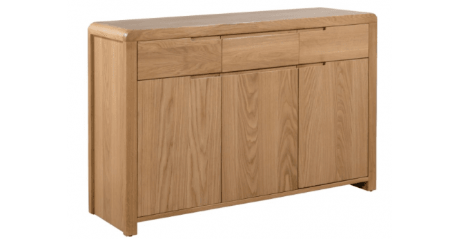 Julian Bowen Curve Oak Sideboard