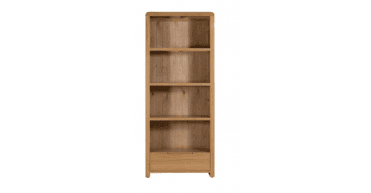 Curve Oak Tall Bookcase