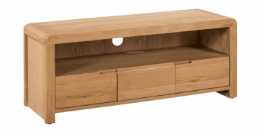 Curve Oak Tv Unit