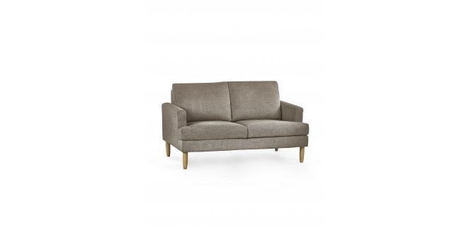 Julian Bowen Daisy Coyote Grey Chenille Upholstered Compact 2 Seater Sofa