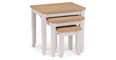 Davenport Oak/Elephant Grey Nest Of Tables