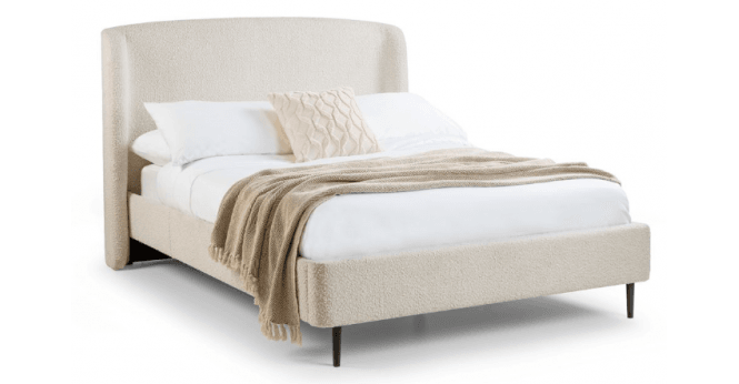 Julian Bowen Eden Boucle Bed 150cm - Ivory