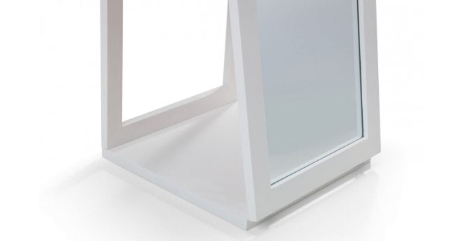 Julian Bowen Fresco White Storage Mirror