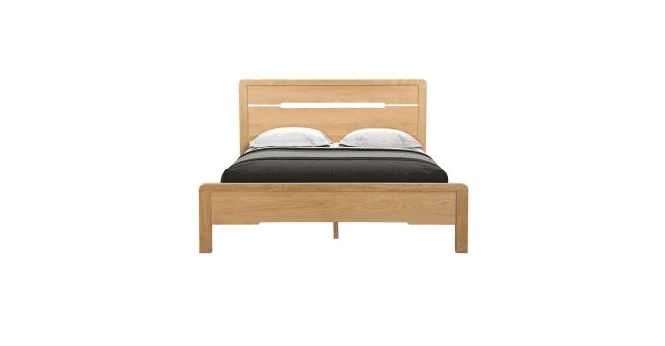 Julian Bowen Frida Curved Velvet 150cm King Bed - Grey