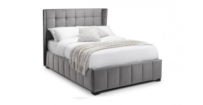 Julian Bowen Gatsby 135cm Double Bed - Light Grey